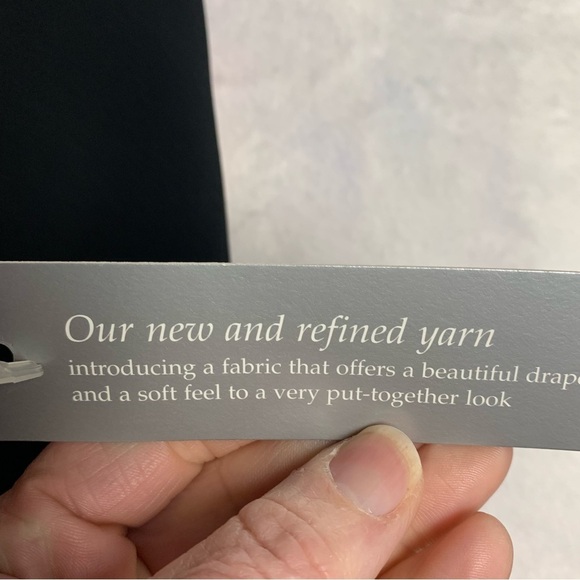 Casual Corner black slacks size 4 NWT Fully lined and great career pants - Picture 6 of 12